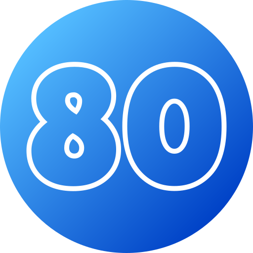 80 Generic gradient fill icon