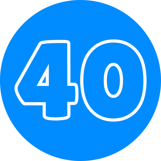 40 Generic color fill icon