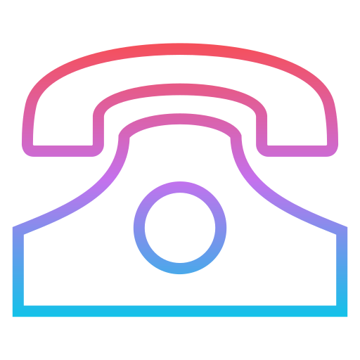 古い電話 Generic gradient outline icon