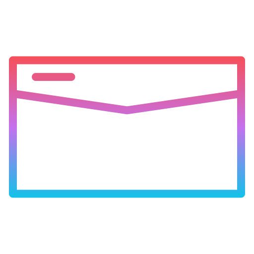 koperta Generic gradient outline ikona