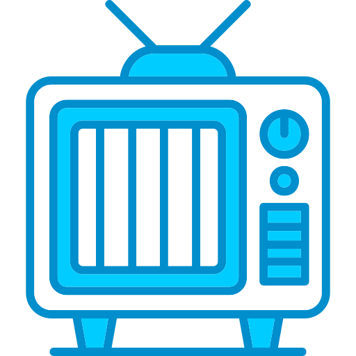 Старый телевизор Generic color lineal-color иконка