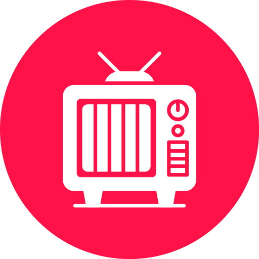 古いテレビ Generic color fill icon
