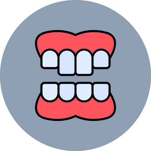 Denture Generic color lineal-color icon