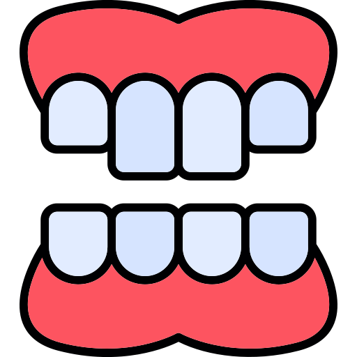 dentadura Generic color lineal-color icono