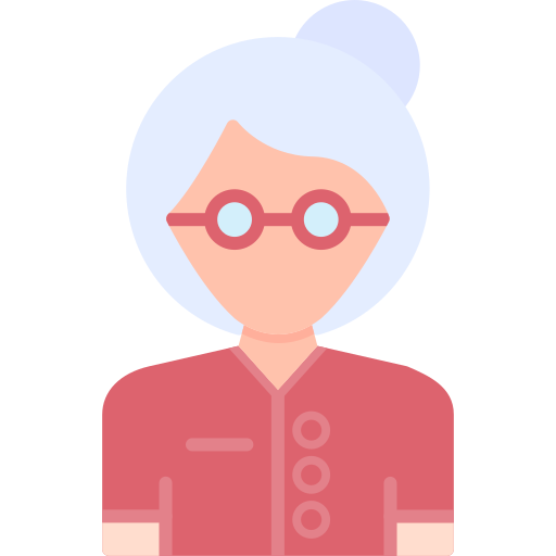 老婦人 Generic color fill icon