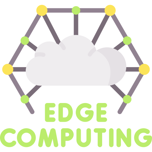 edge-computing Special Flat icoon