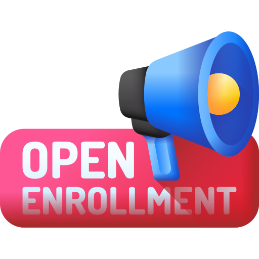 Open enrollment 3D Color icon