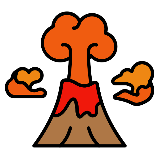火山 Generic color lineal-color icon