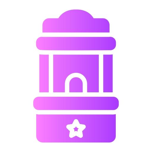 Ticket booth Generic gradient fill icon