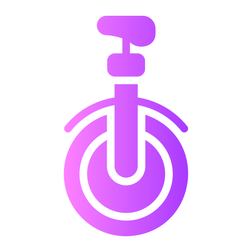 Unicycle Generic gradient fill icon