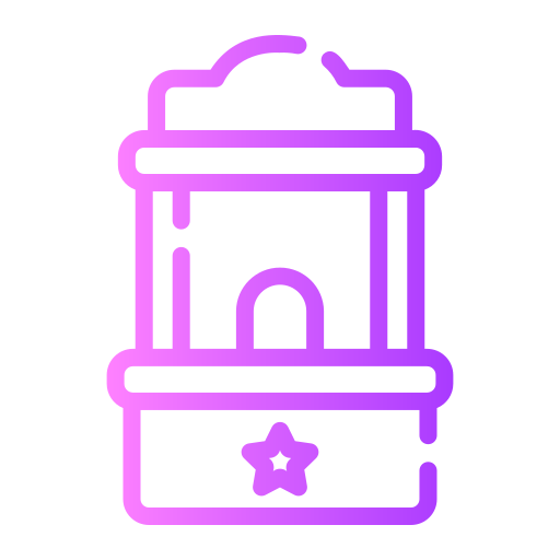 Ticket booth Generic gradient outline icon