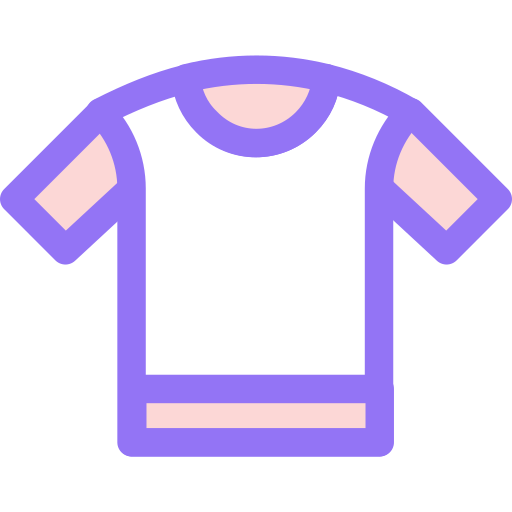 T shirt Generic color lineal-color icon