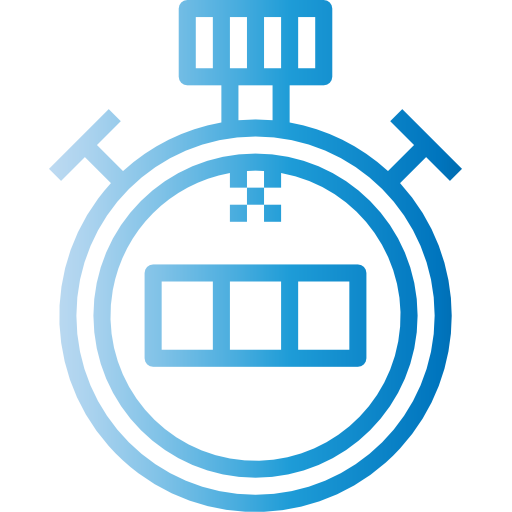 stopwatch PongsakornRed Gradient icoon