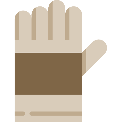 手袋 srip Flat icon