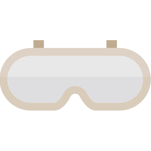 occhiali di sicurezza srip Flat icona