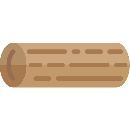 drewno srip Flat ikona