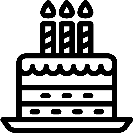 kuchen Berkahicon Lineal icon