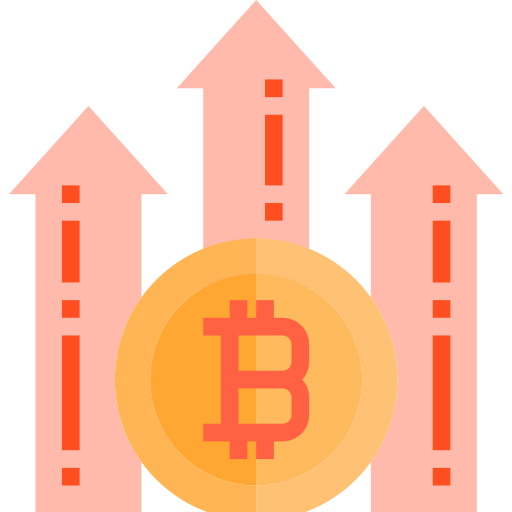 bitcoin srip Flat Ícone