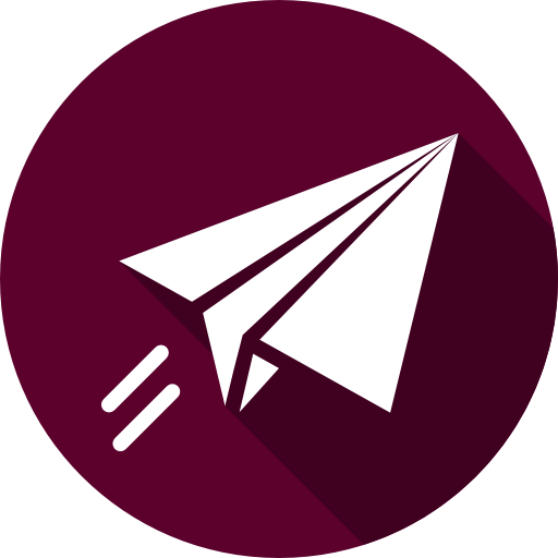 Бумажный самолетик Berkahicon Circular иконка