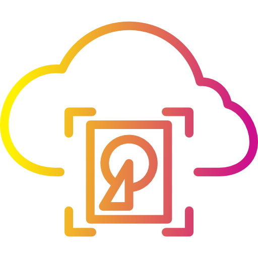 Вычислительное облако Payungkead Gradient иконка