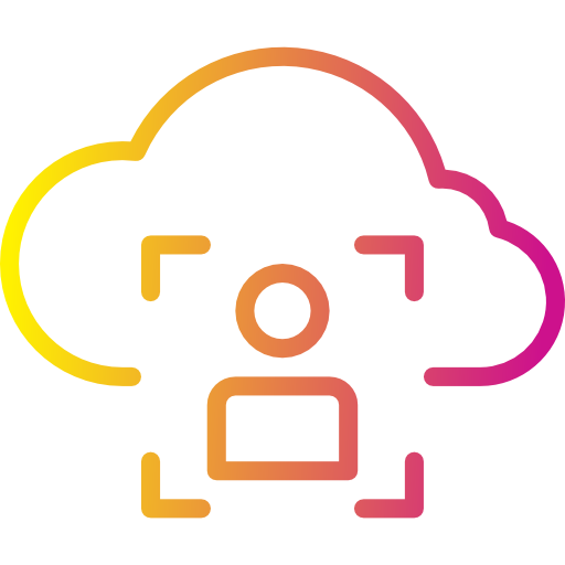 Вычислительное облако Payungkead Gradient иконка
