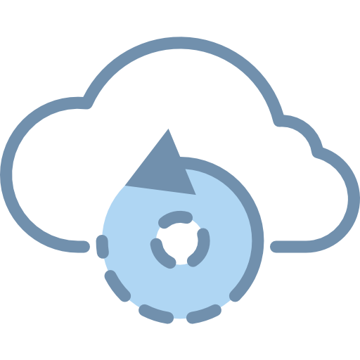 chmura obliczeniowa Payungkead Blue ikona