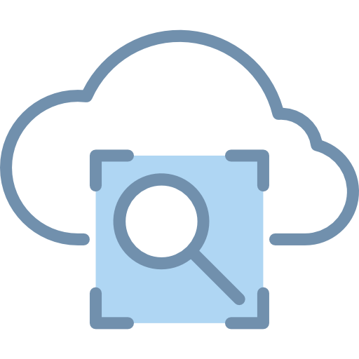 computing cloud Payungkead Blue icon