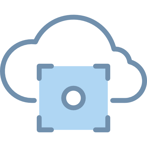 cloud informatique Payungkead Blue Icône