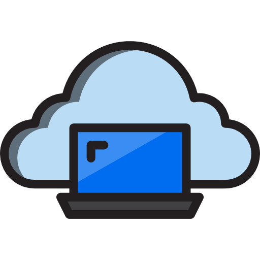 cloud computing Payungkead Lineal Color icon
