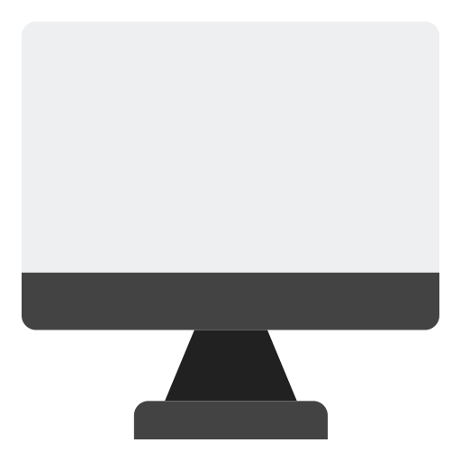 monitor Generic color fill icono