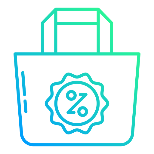 Shopping bag Generic gradient outline icon