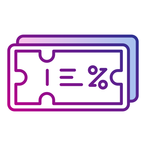 coupon Generic gradient lineal-color icon