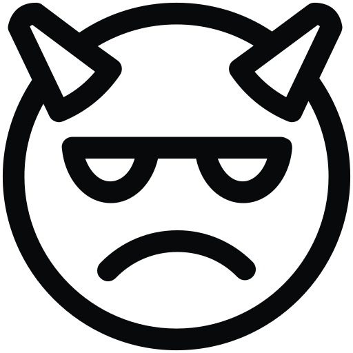Angry Generic outline icon
