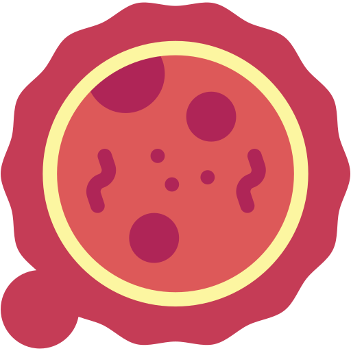 細胞 Generic color fill icon