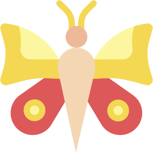 farfalla Generic color fill icona