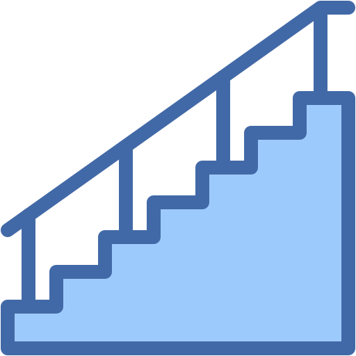escalier Generic color lineal-color Icône