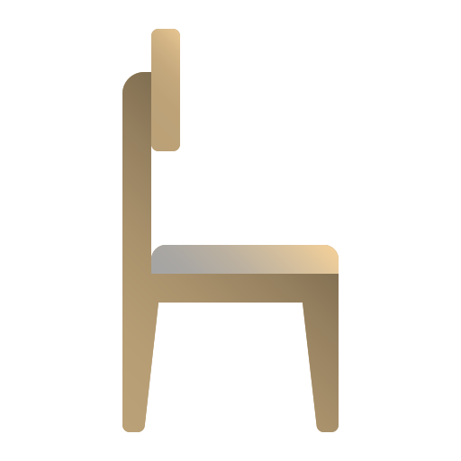 Dining chair Generic gradient fill icon