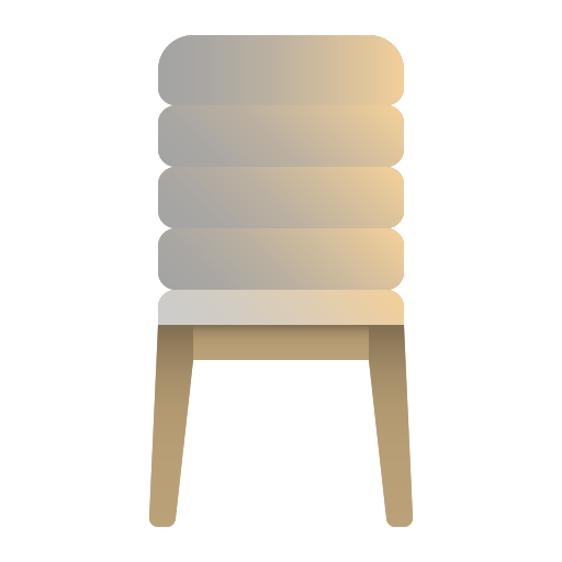 silla del comedor Generic gradient fill icono