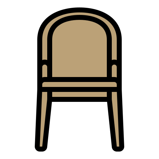 chaise de salle à manger Generic color lineal-color Icône