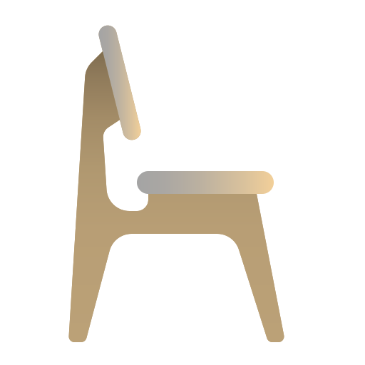 krzesło do jadalni Generic gradient fill ikona