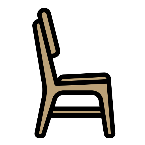 Dining chair Generic color lineal-color icon