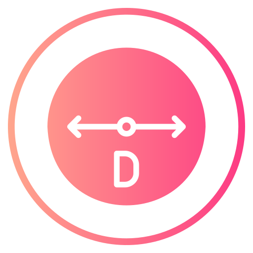 Diameter Generic gradient fill icon