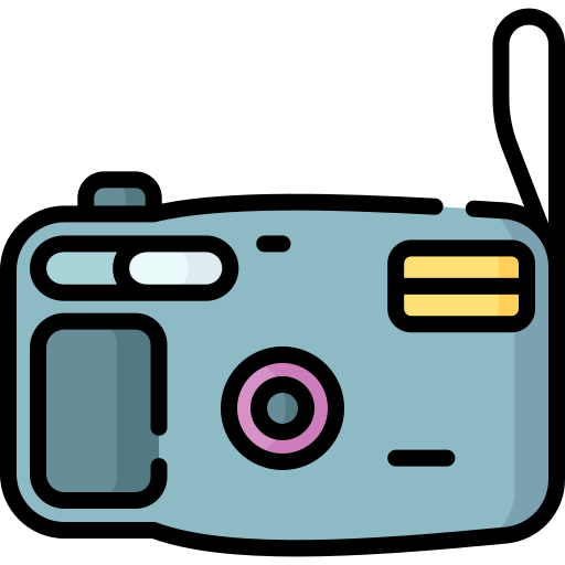Analogue camera Special Lineal color icon