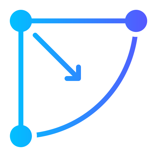 radius Generic gradient fill icon