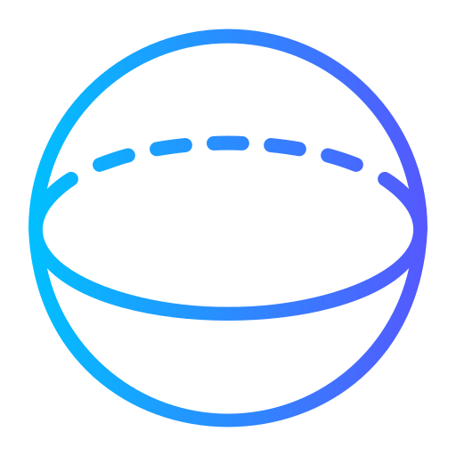 Sphere Generic gradient outline icon