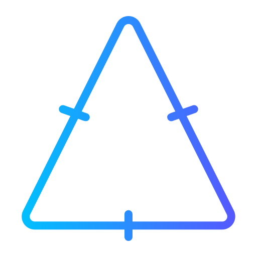 dreieck Generic gradient outline icon