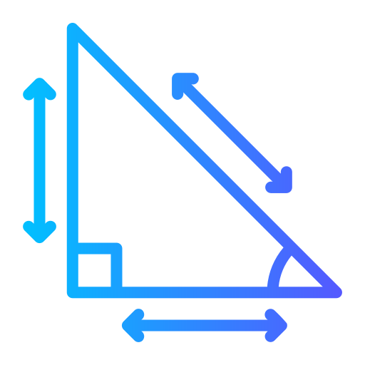 trygonometria Generic gradient outline ikona