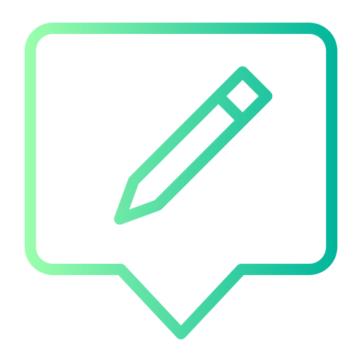 Reviews Generic gradient outline icon