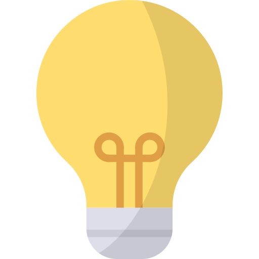 lâmpada elétrica Generic color fill Ícone