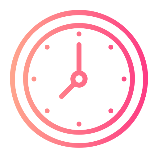 Clock Generic gradient outline icon